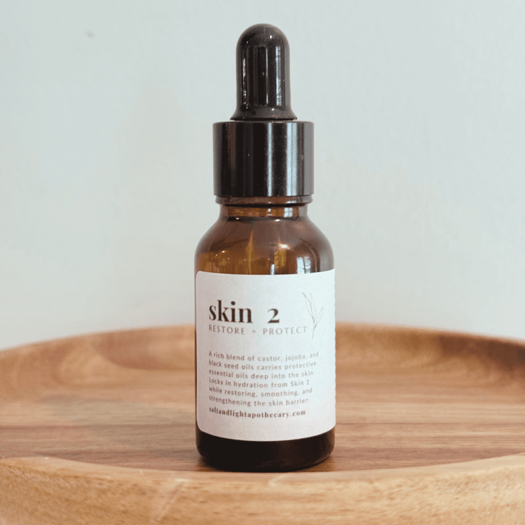 Skin 2 Restore and Protect Serum label