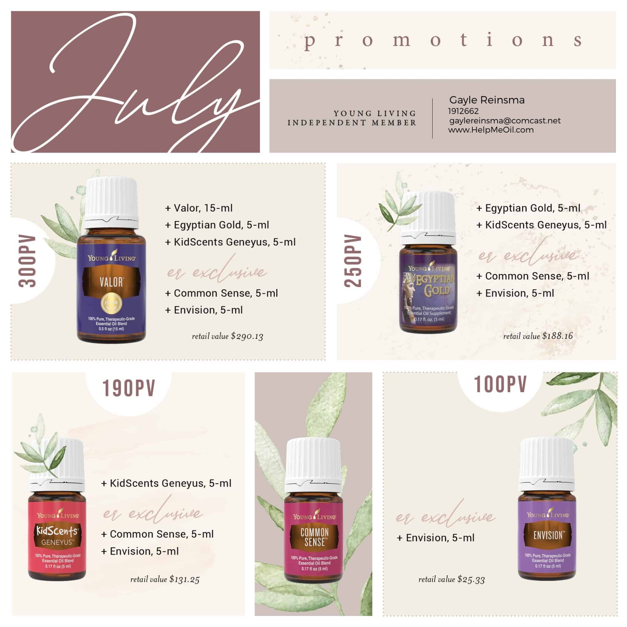 My FAVORITE kind of Young Living Promo ALL OILS!!!! Get Convention