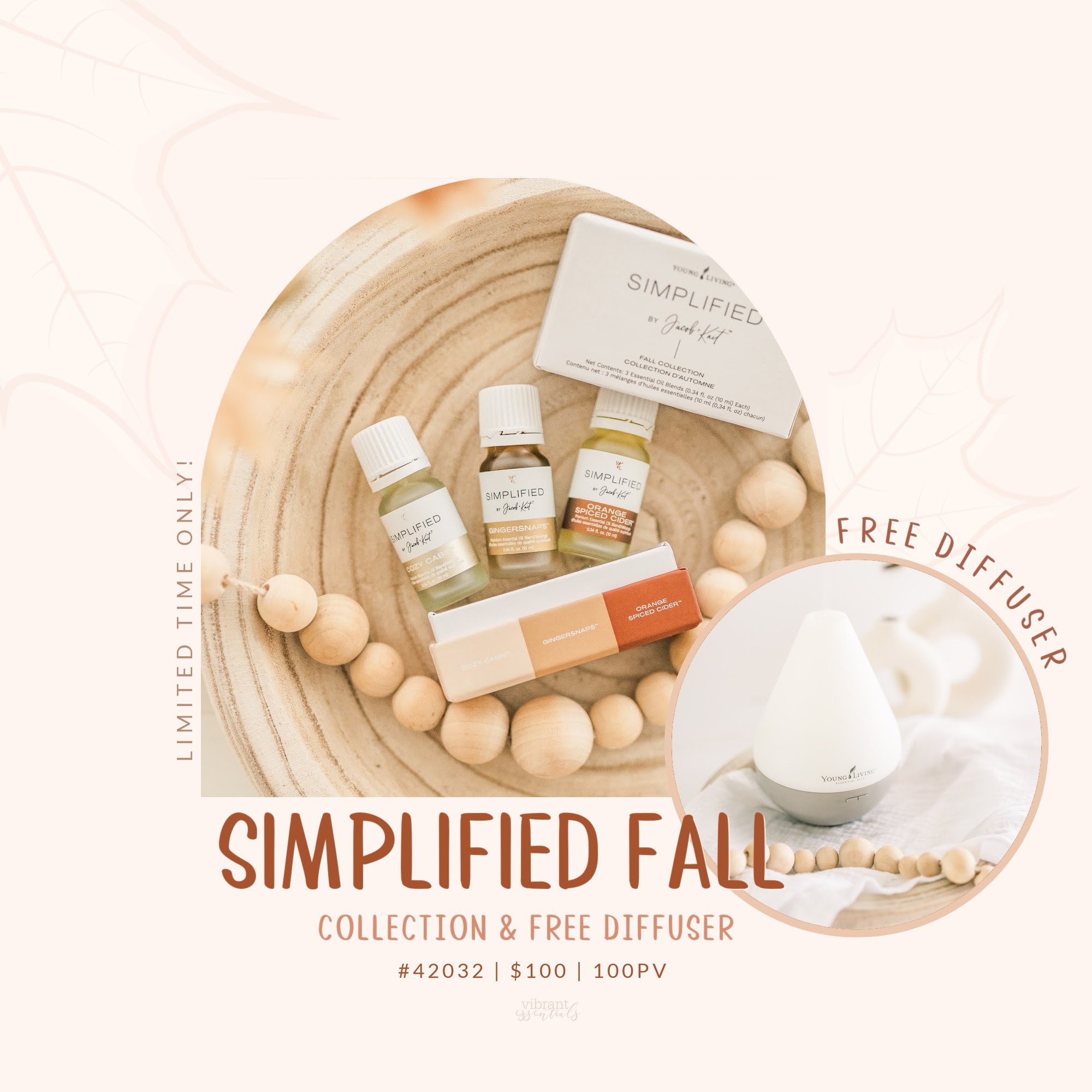 Fall oils with free diffuser