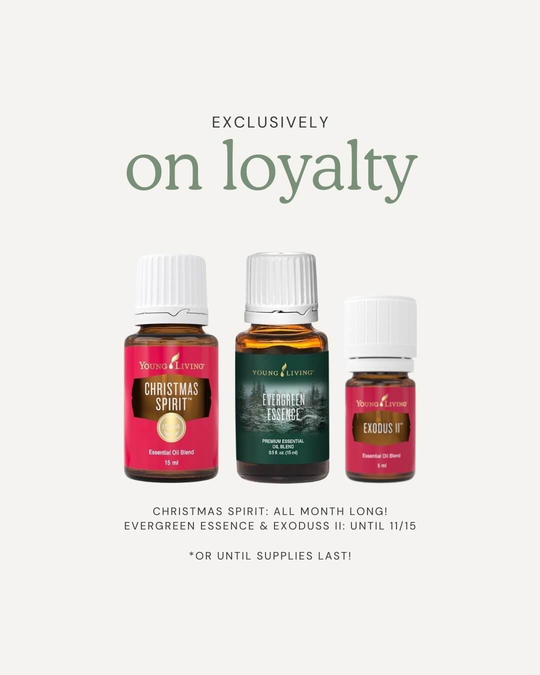 Evergreen Essence and Exodus II