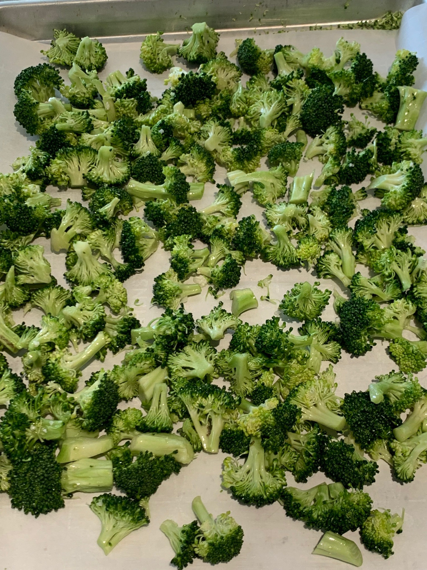 Bite sized Broccoli crowns 