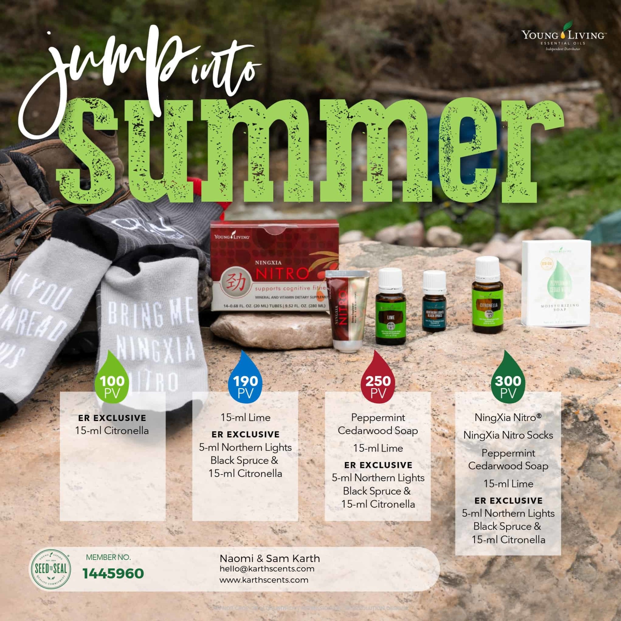 June 2019 Promos from Young Living by Karth Scents www.karthscents.com