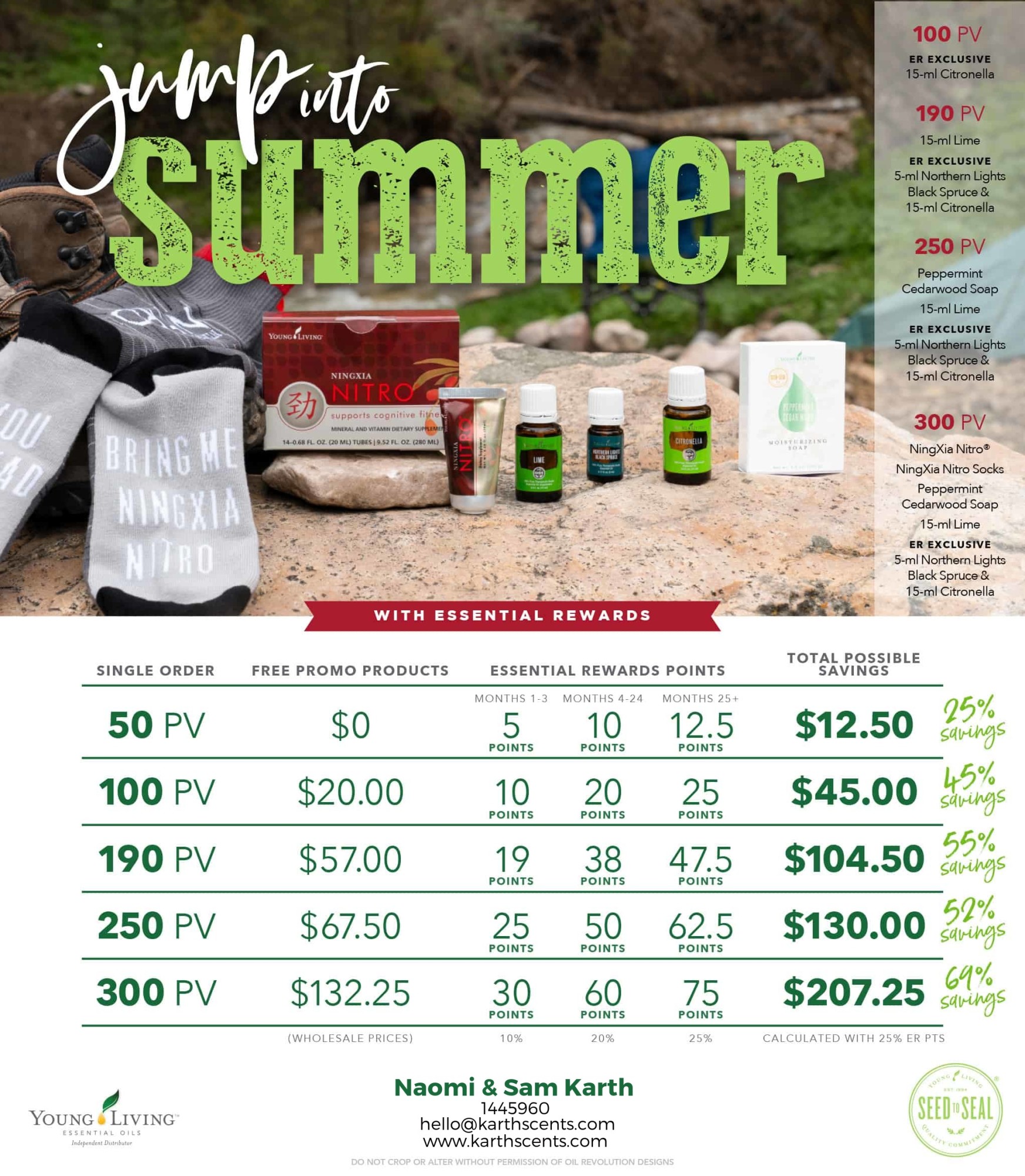 Saving on 2019 June promos from Young Living by Karth Scents www.karthscents.com