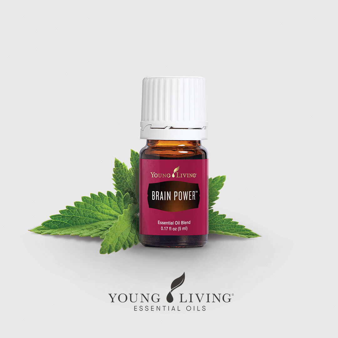 Brain Power essential oil blend by Young Living is perfect for homework or homeschool!