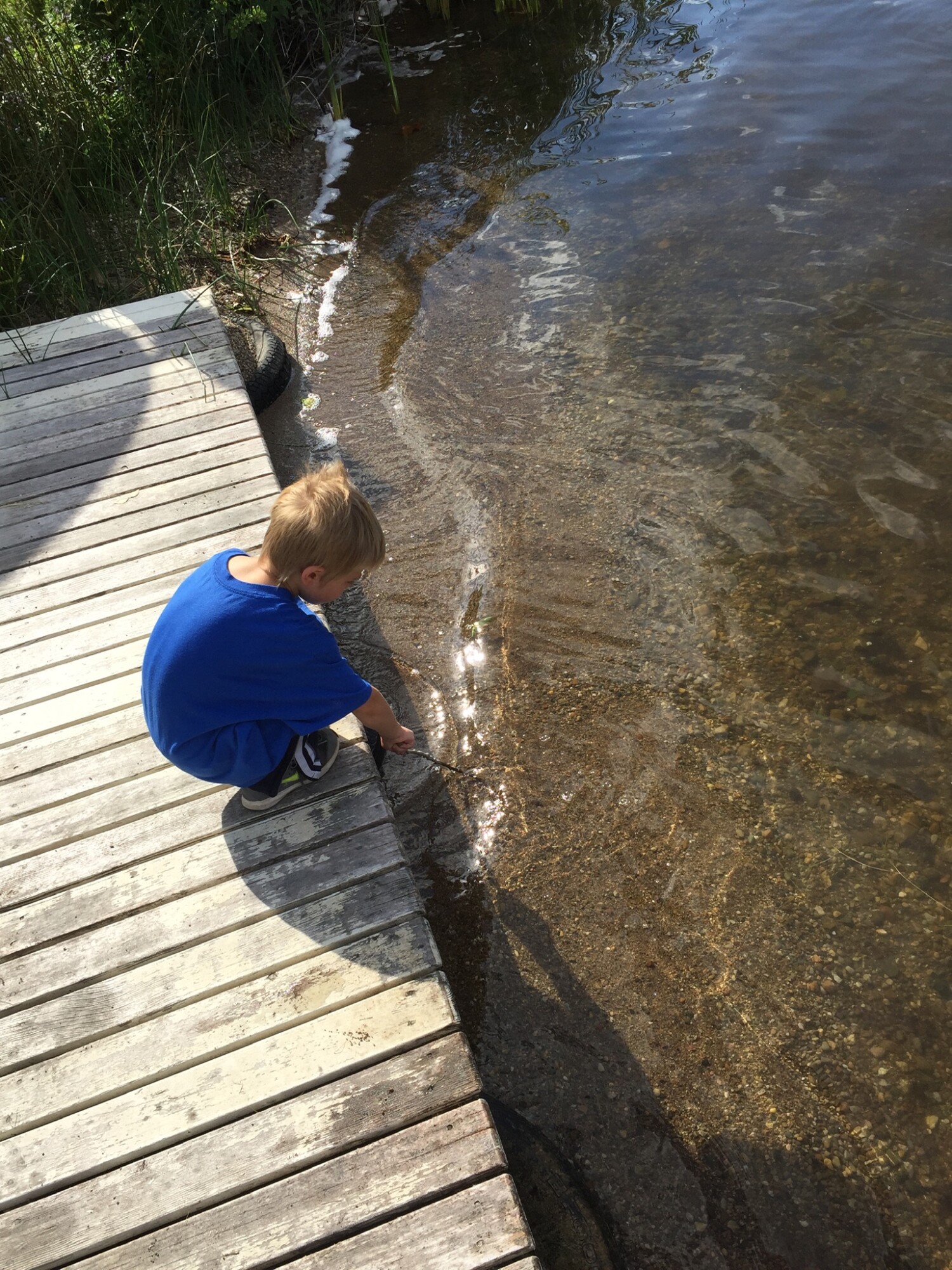 Learning about lakes & ecology by going to the lake in person.