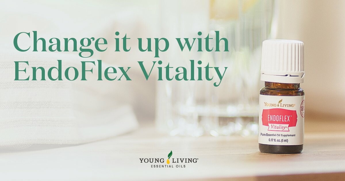 EndoFlex Vitality essential oil is a supplement blend of oils to help support the endocrine system, including the thyroid gland.