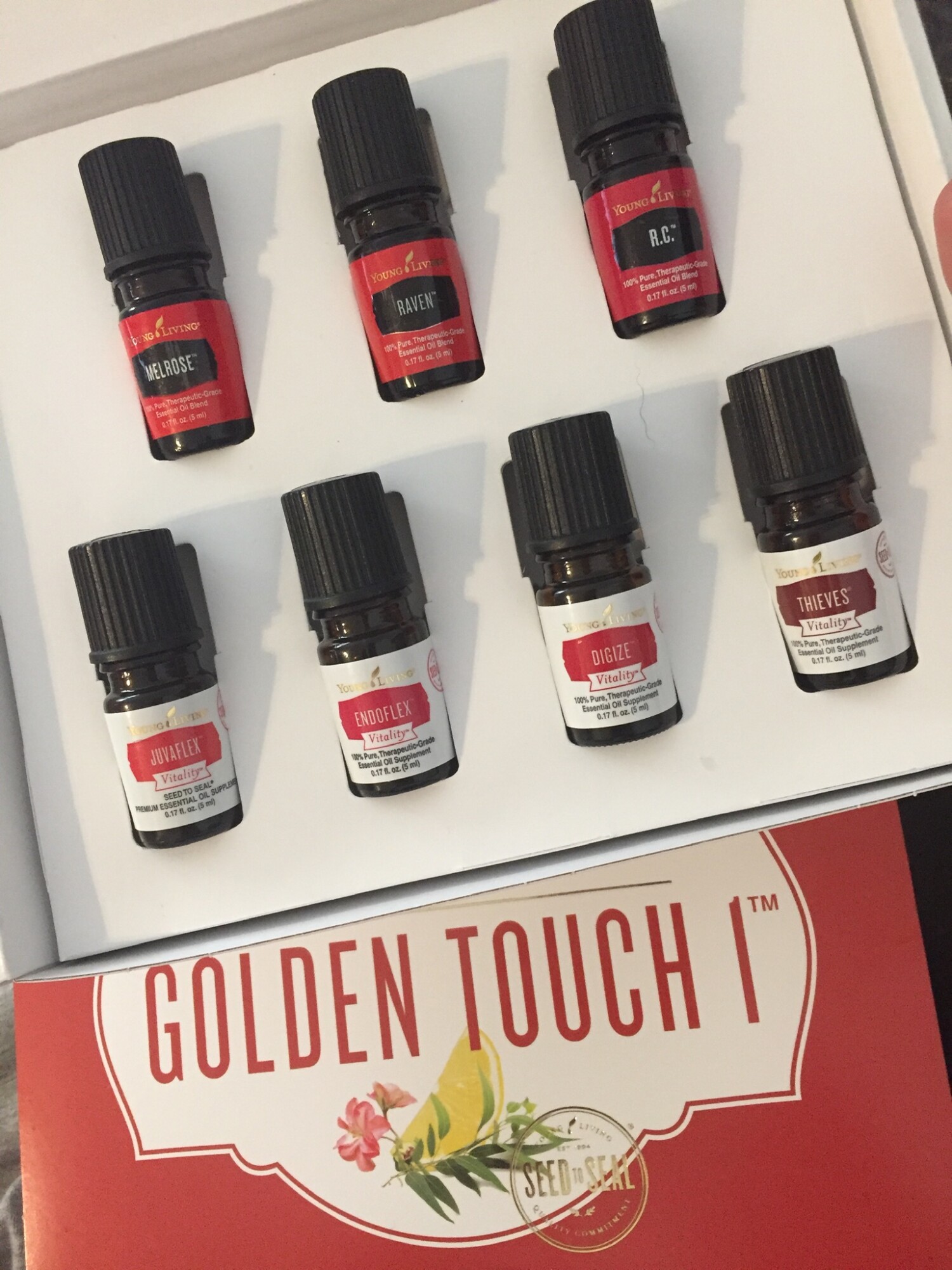 The golden touch kit from Young Living is a great way to keep your family’s basic health running strong. 