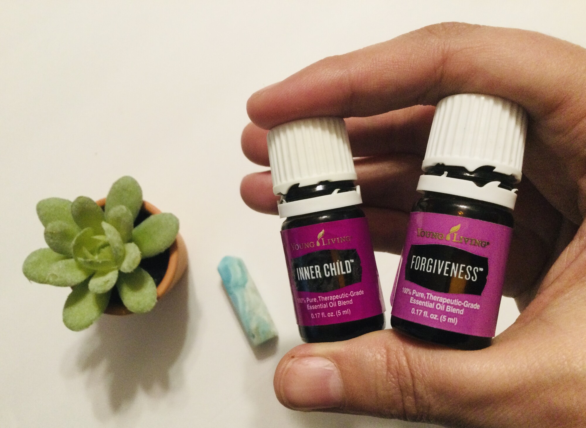 And if you are seeking to forgive the past, the Feelings Kit, and especially these next two oil blends are good tools to have.