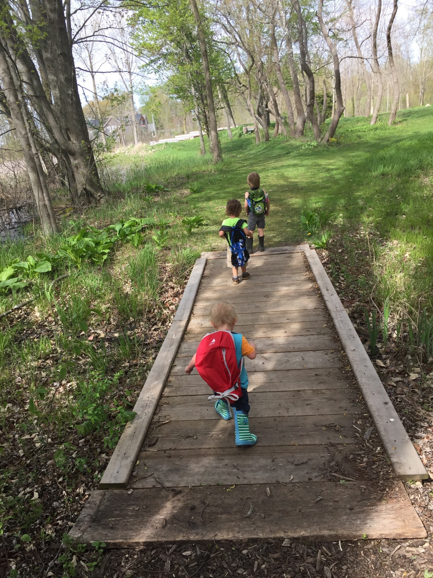 Hiking the WACF trails are greatly enjoyed by adults & kids alike! Plus the calming sounds & scents make this some natural stress relief! 