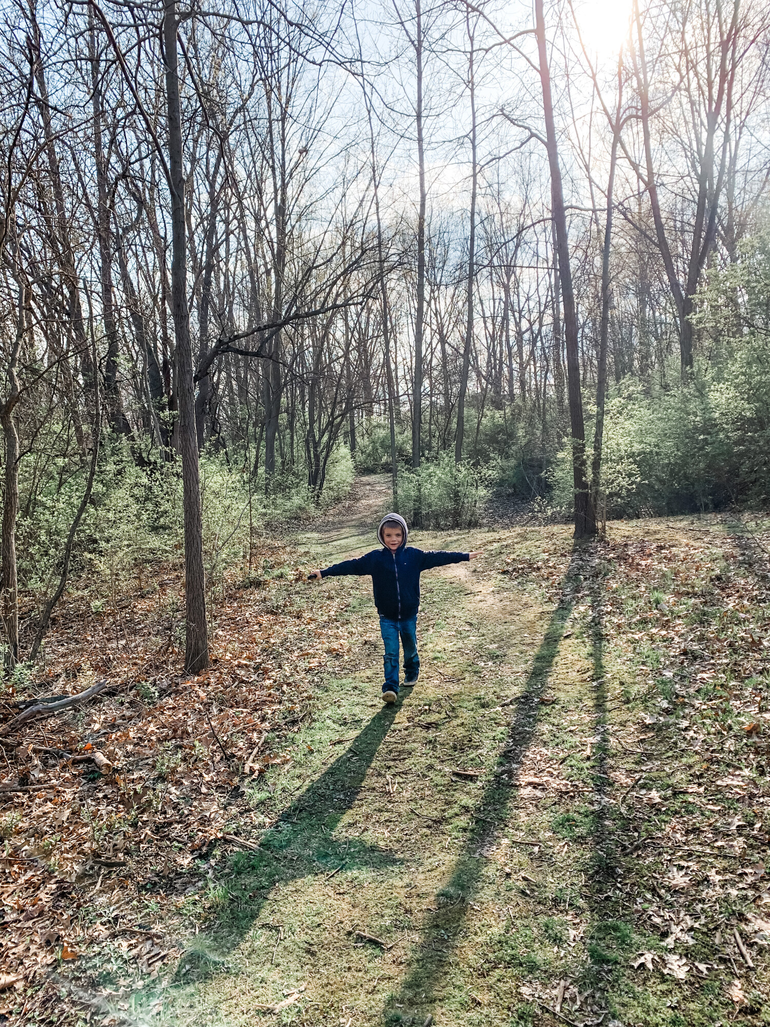 We have enjoyed watching our children learn to love hiking and exploring too. Our oldest was hiking over a mile by age 2.