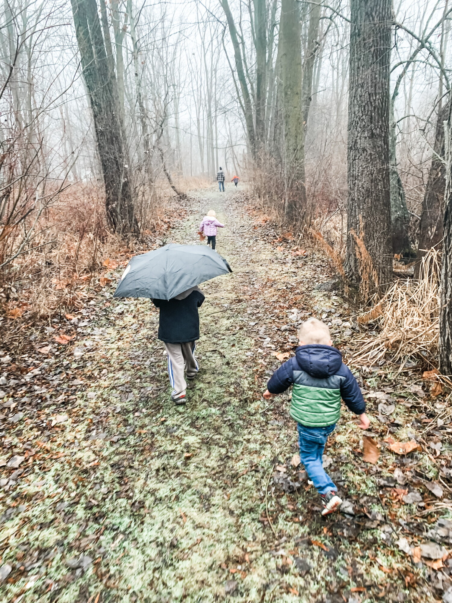 My kids call geocaching “treasure hunting” and love it! 