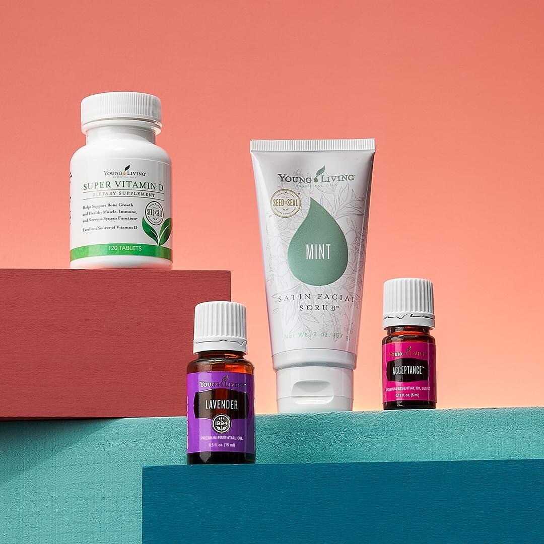 There’s a simple wellness theme to January’s promo with purchase offerings from Young Living.