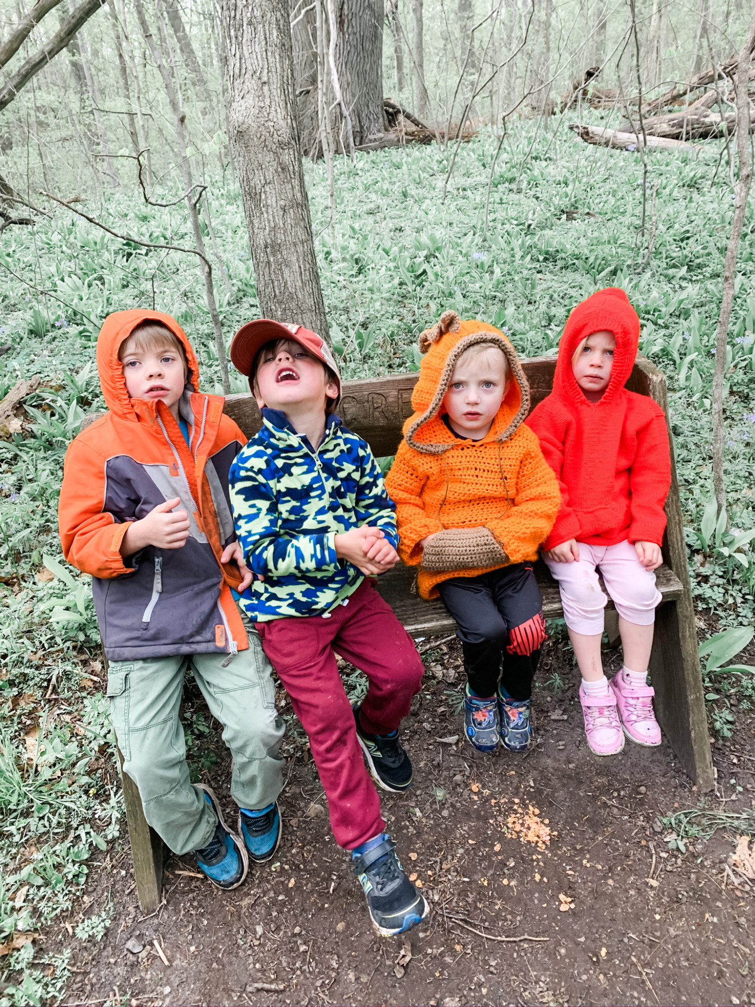 Despite the variety of expressions here, our children have all embraced our family hobby of hiking! We look forward to sharing more of our adventures in nature and the new places we explore!