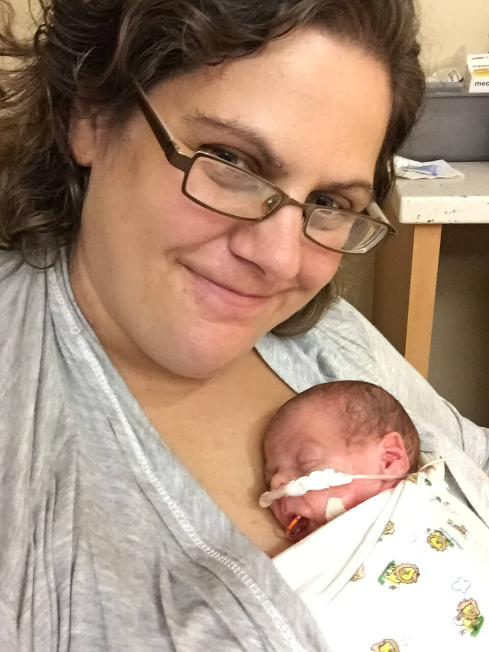 My second birth landed me in the ICU on a ventilator for four days, while my son spent 8 total weeks in the NICU before going home… but it was less traumatic than my first experience.