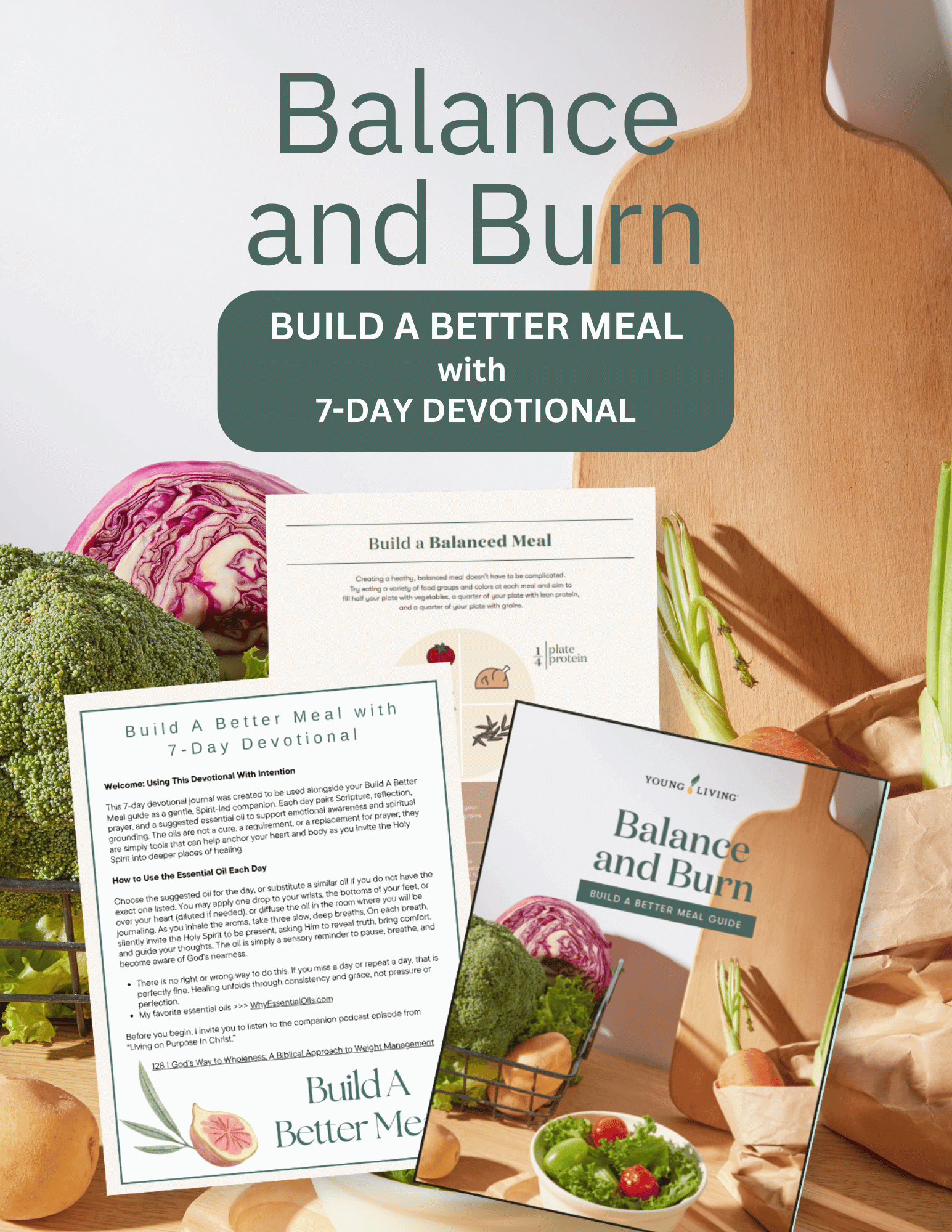 Balance and Burn: Build a Better Meal guide cover