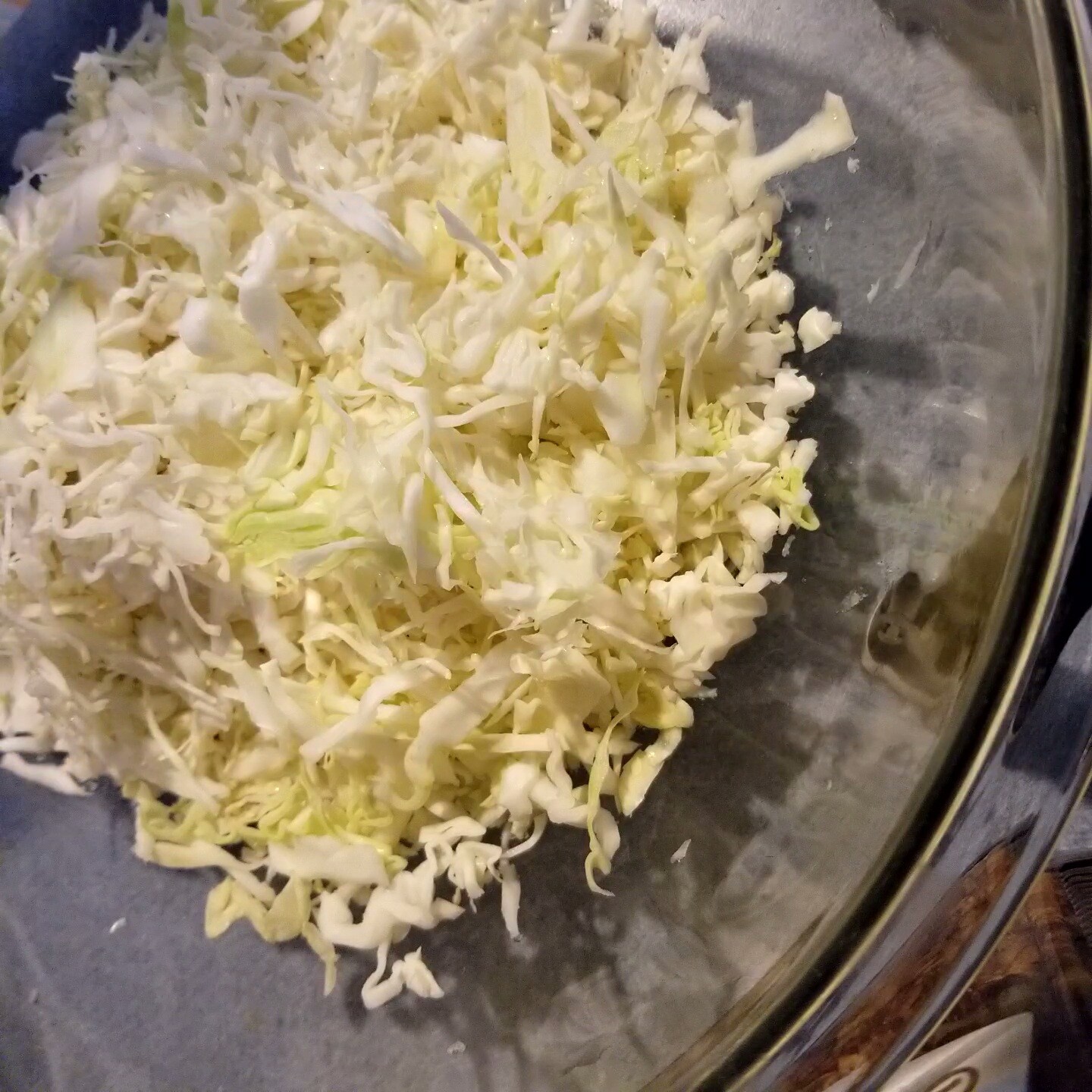shredded cabbage