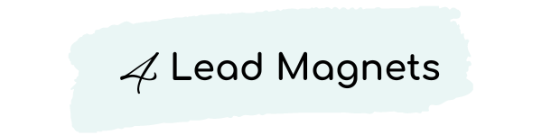 4 lead magnets
