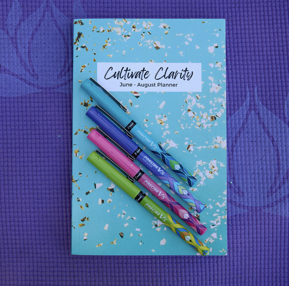 Cultivate clarity planner photo by Gina Bower