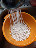 washing white beans
