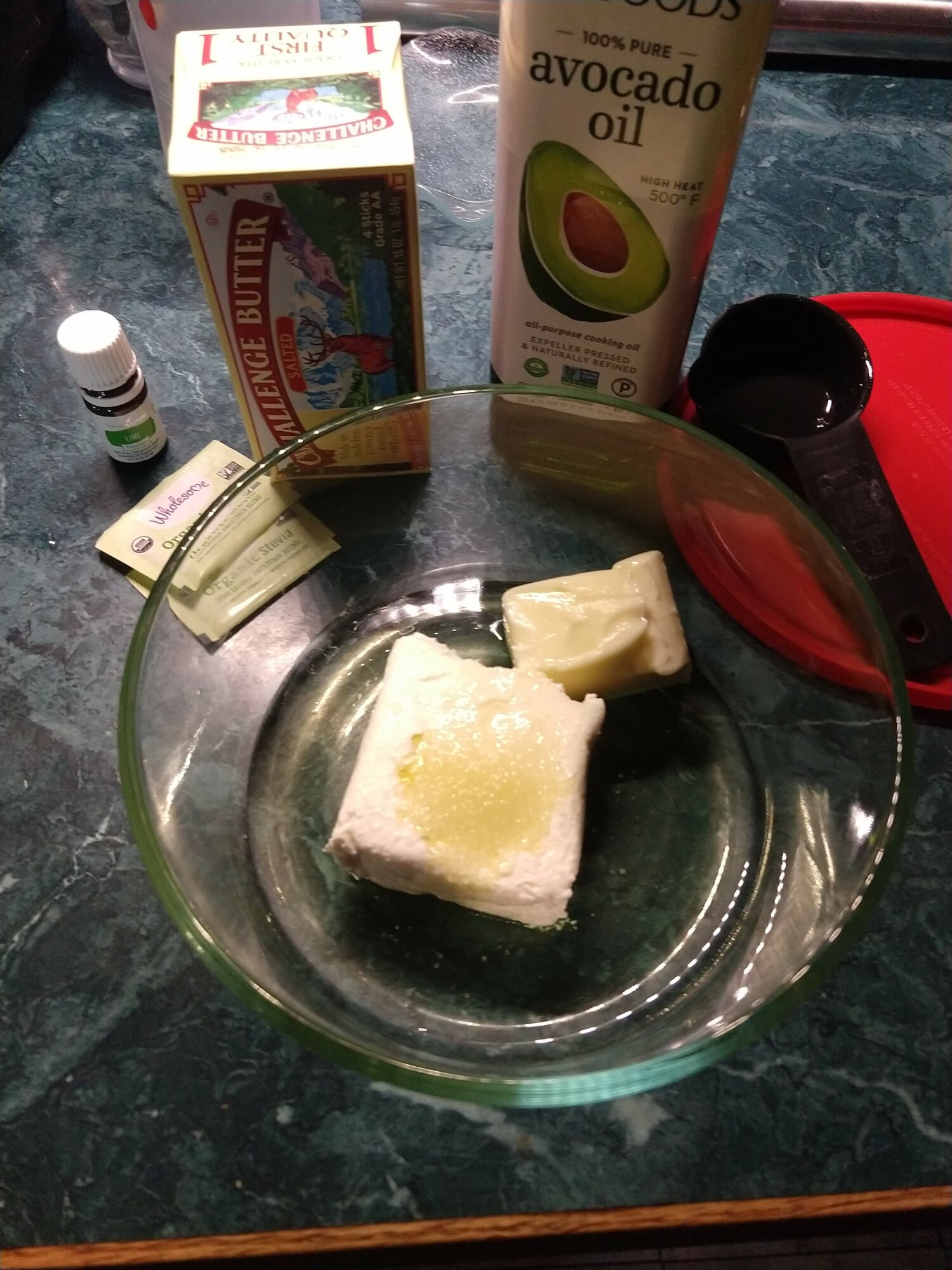 Cream Cheese in a bowl