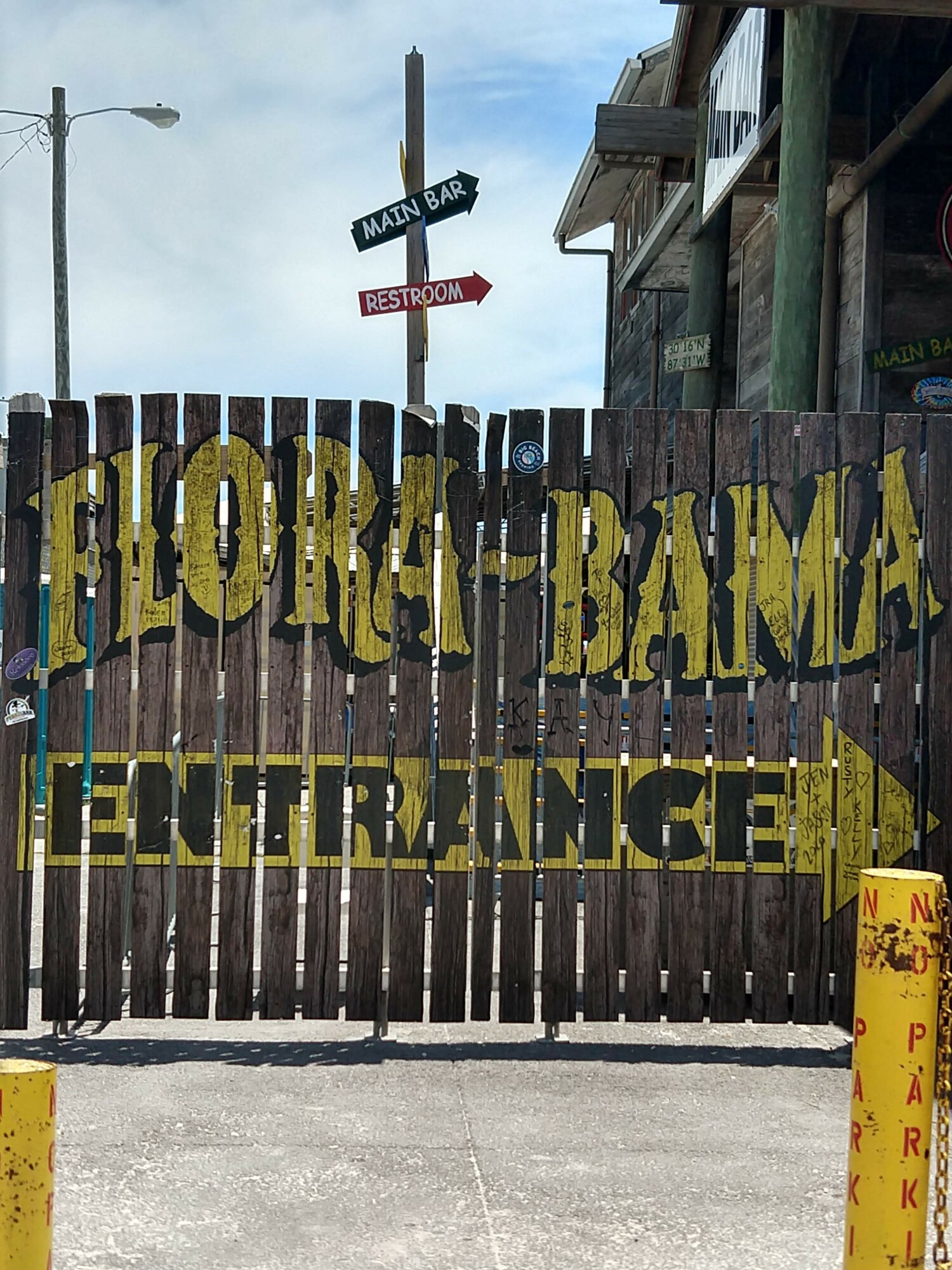 The famous Flor-Bama Restaurant