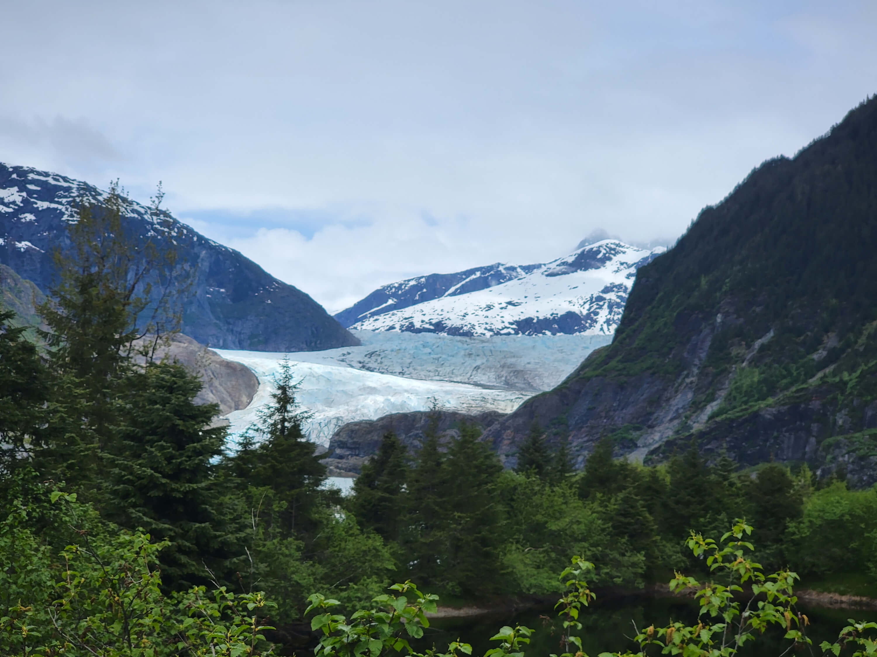 Mendenhall Glacier from viewing area