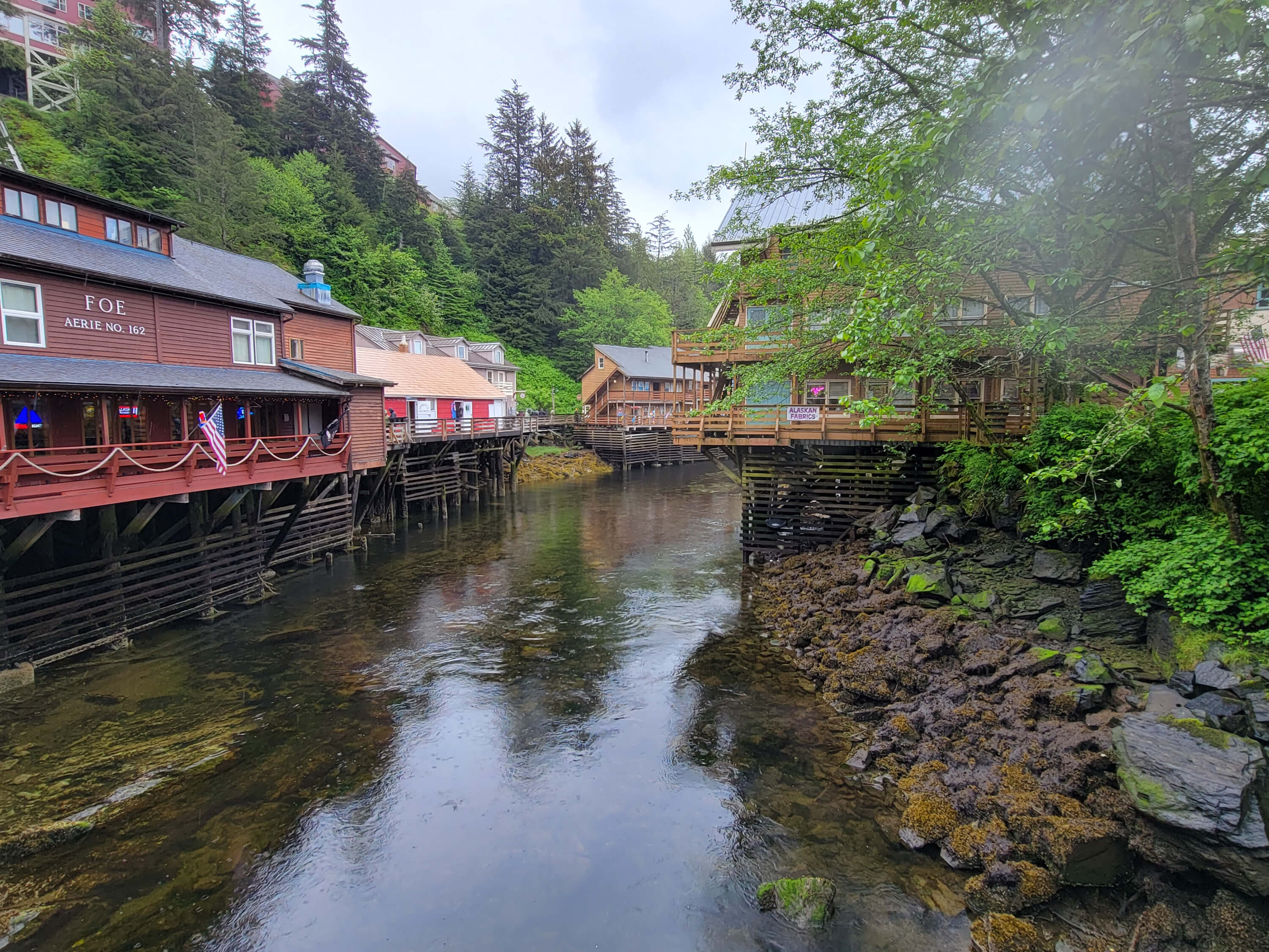 Salmon run trail in Ketchikan