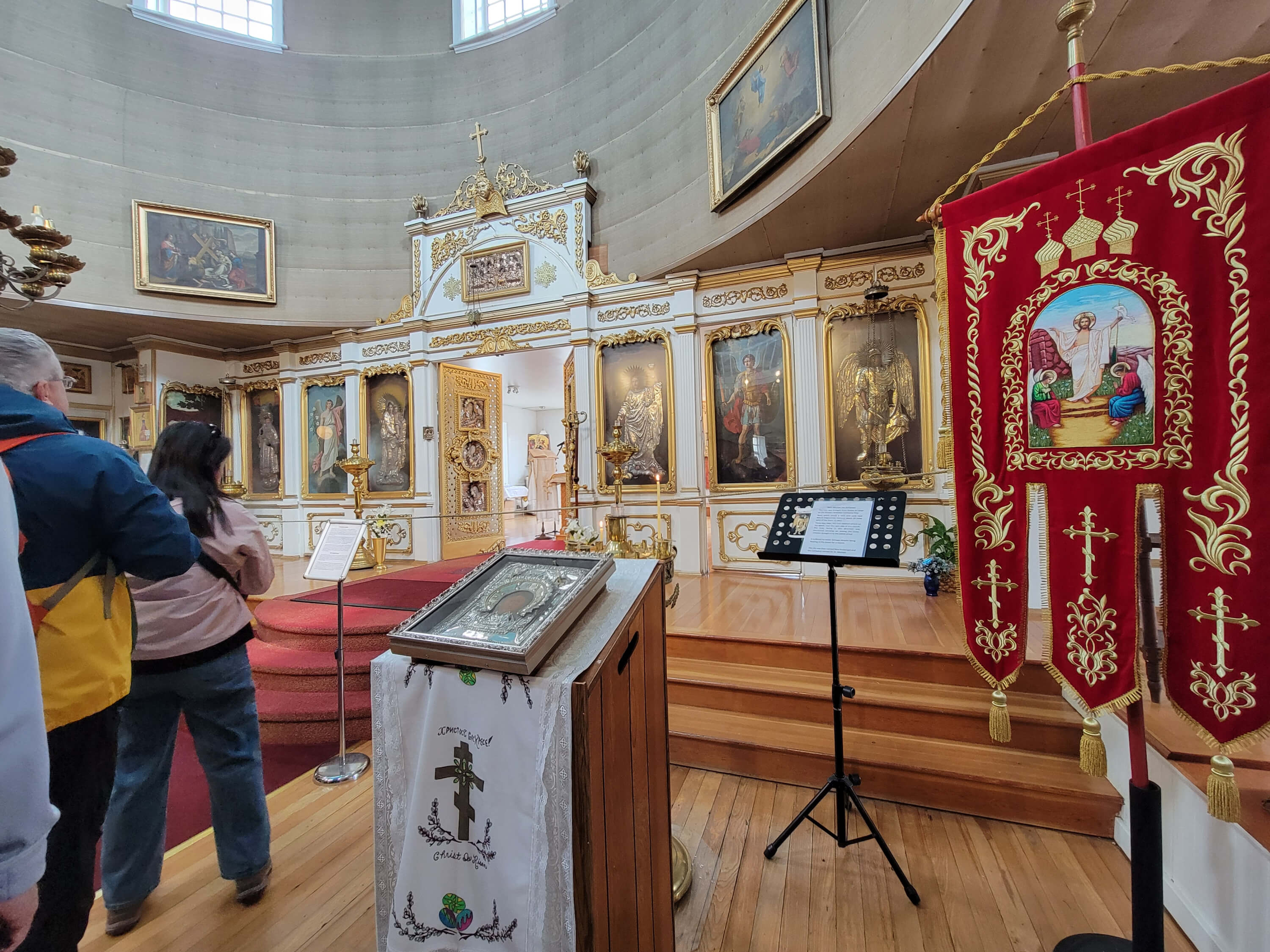 Inside St Michaels Russian Orthodox Church