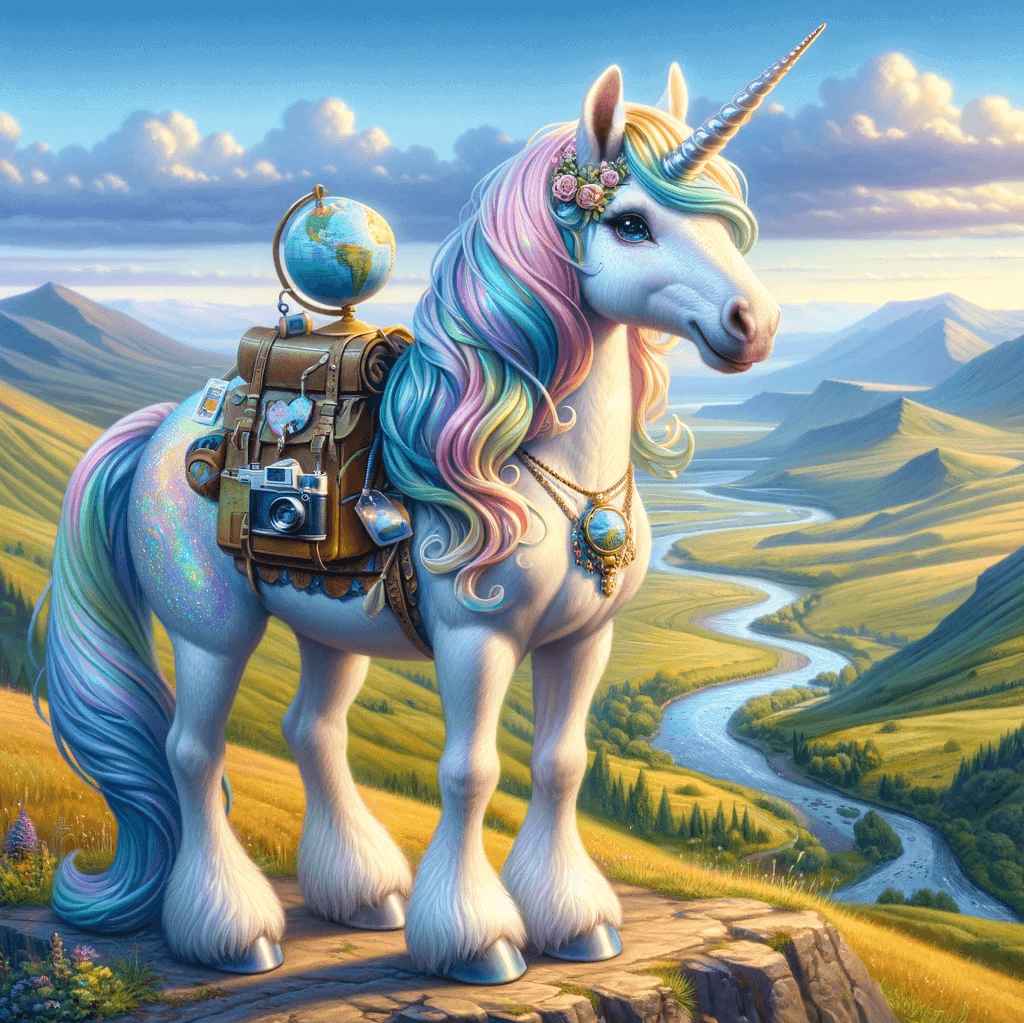 Travel unicorn