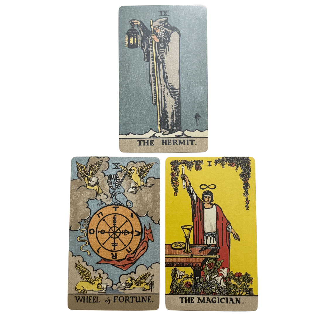  The Hermit Wheel of Fortune and Magician