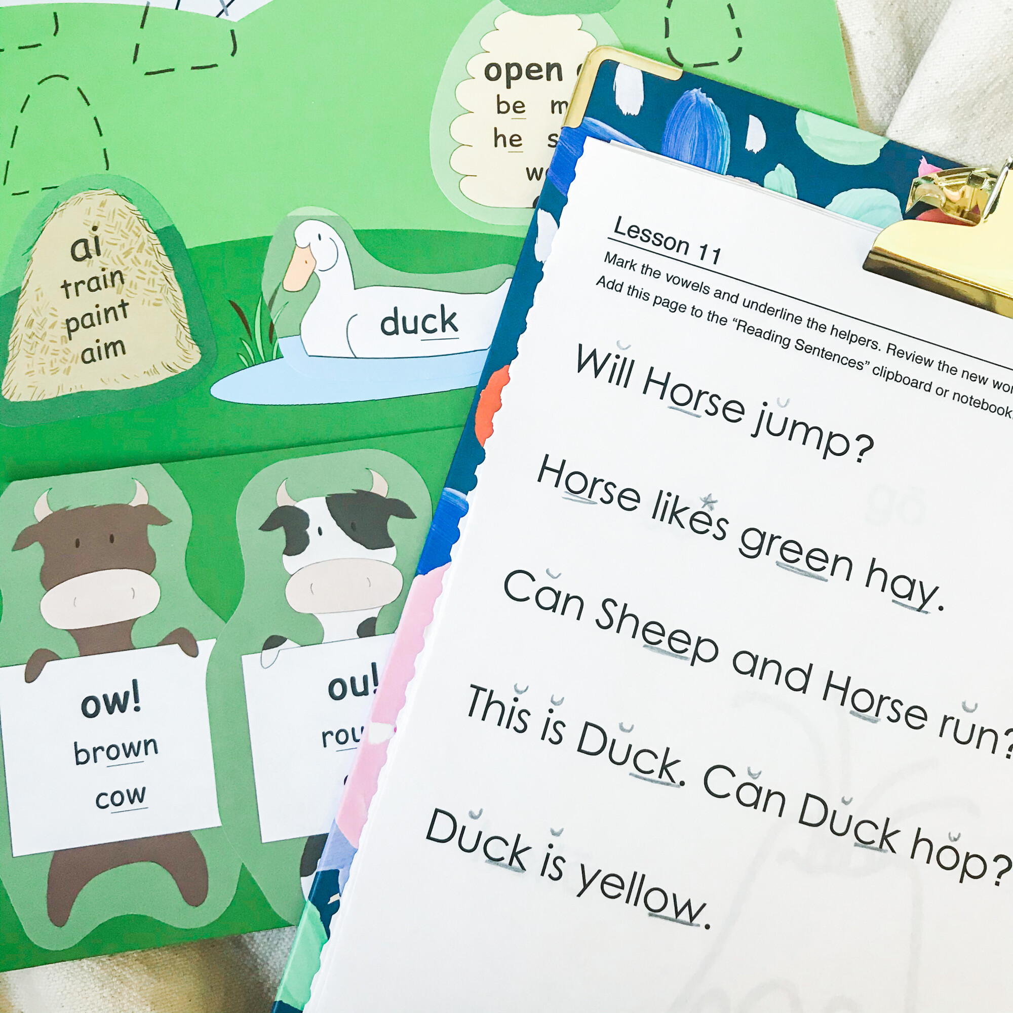 first grade reading curriculum with reading example