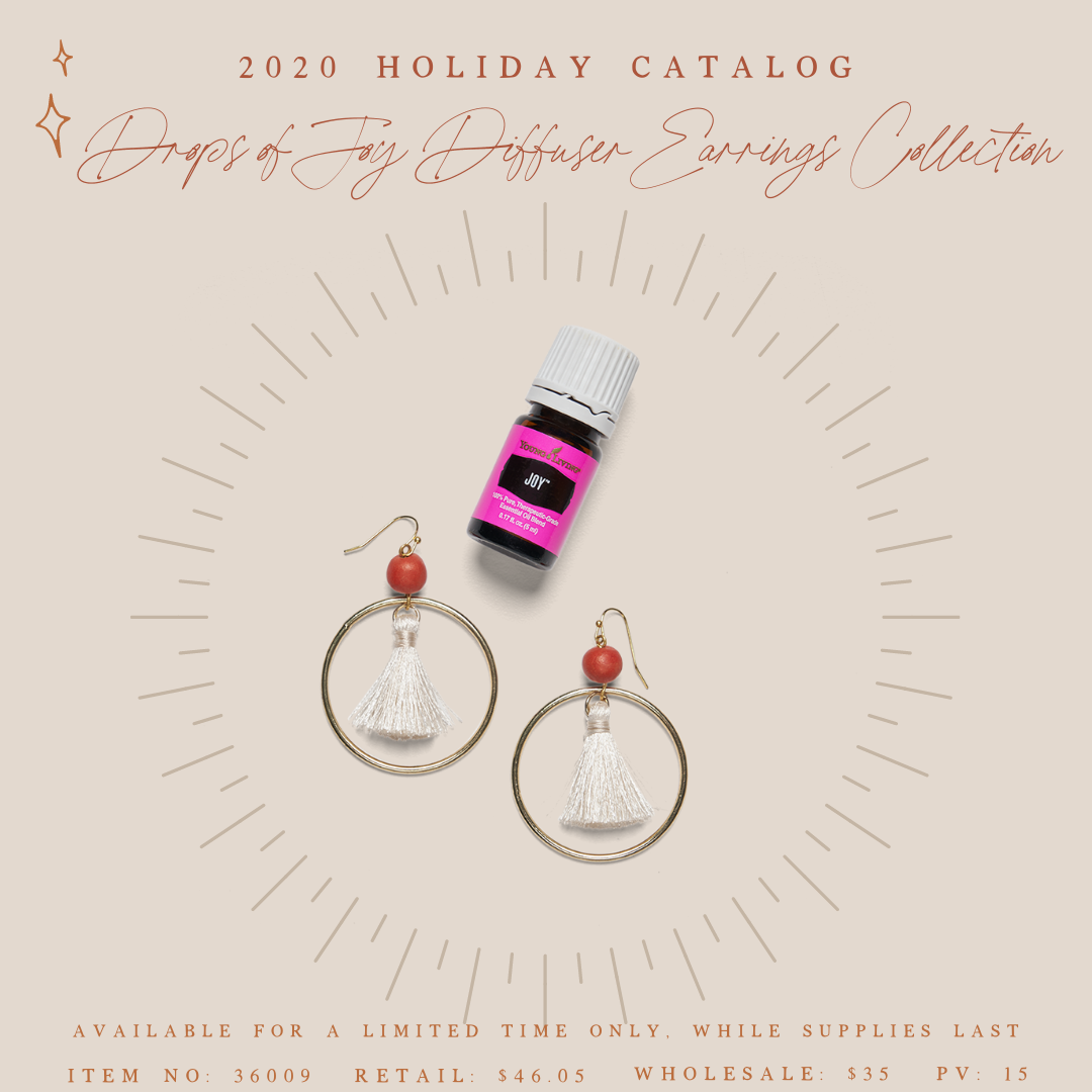 Drops of Joy Diffuser Earrings Collection