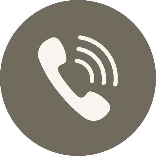 "Telefoon icoon voor het maken van een afspraak."