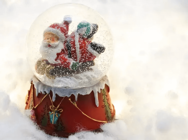 Christmas calm list - snow globe