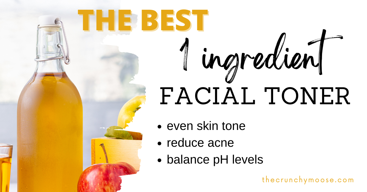 the best 1 ingredient facial toner with apple cider vinegar