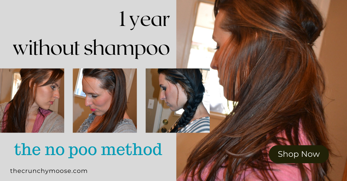 1 year without shampoo with the no poo method