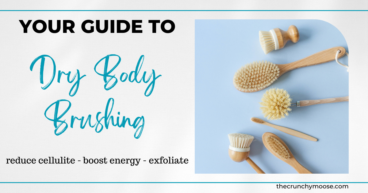 dry body brushing guide for circulation and exfoliation