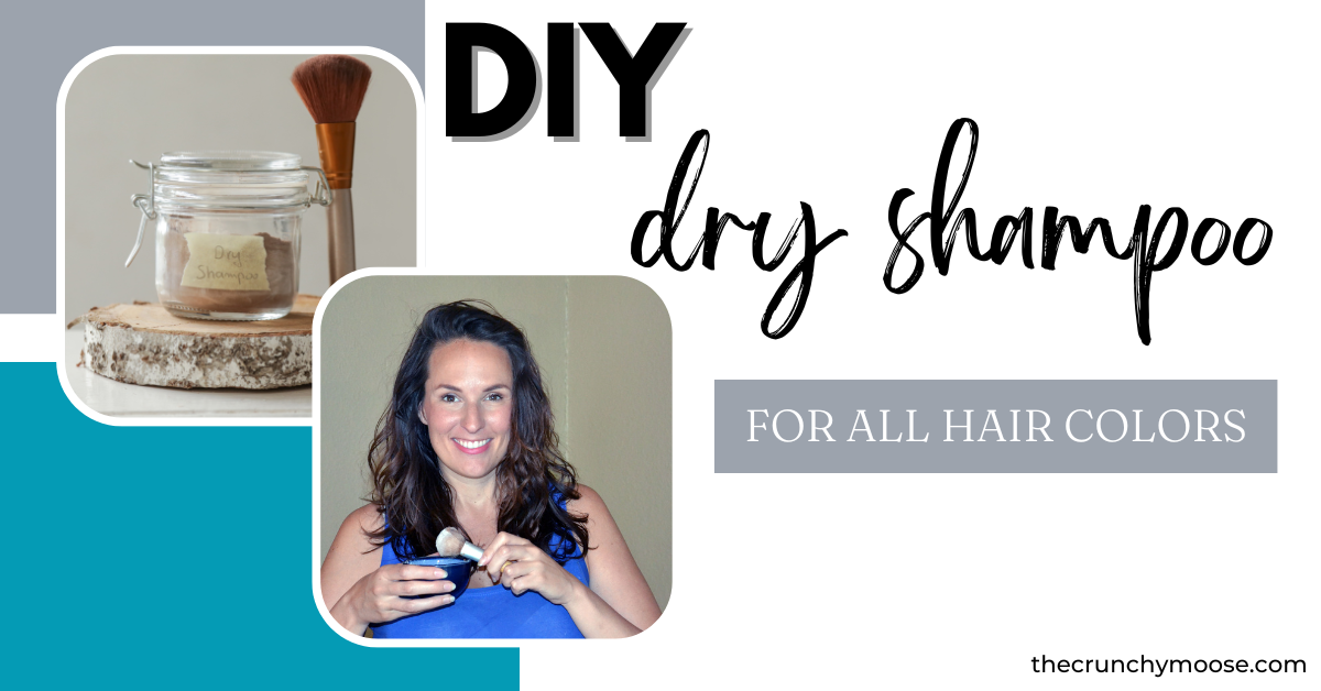 how to make homemade dry shampoo for blonde dark brown brunette red hair