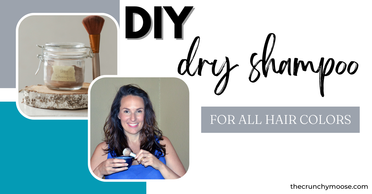 diy dry shampoo recipe for brown brunette blonde red hair