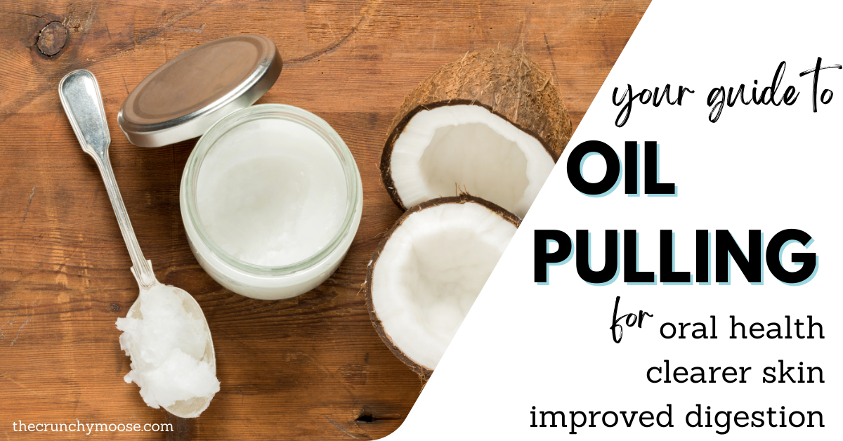 how to oil pull for oral health and white teeth