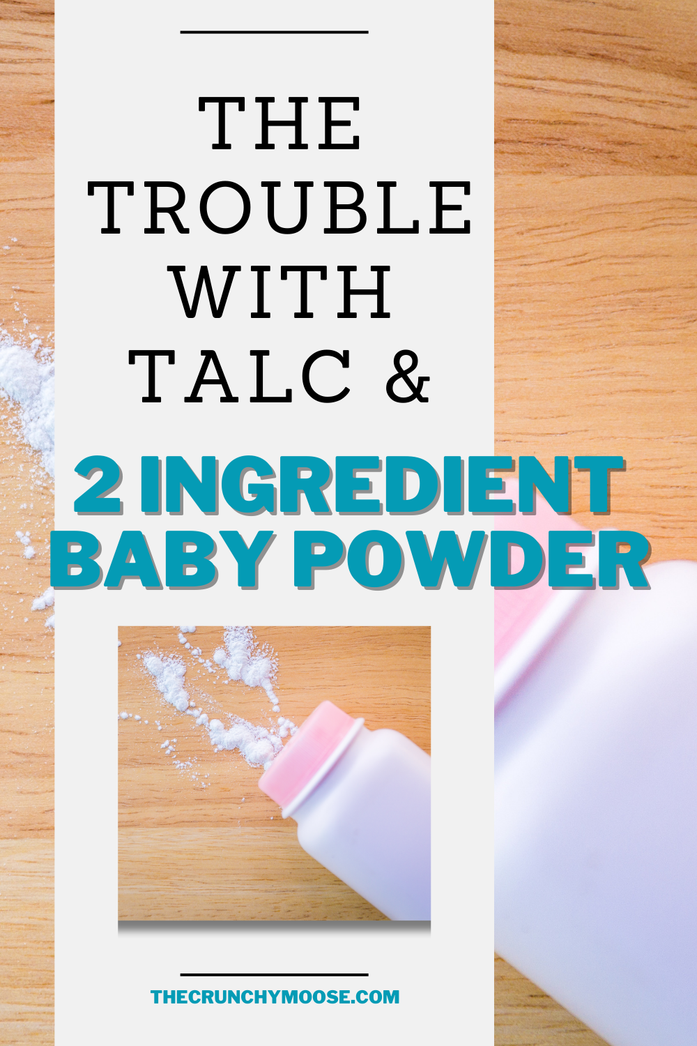 talc free baby powder recipe
