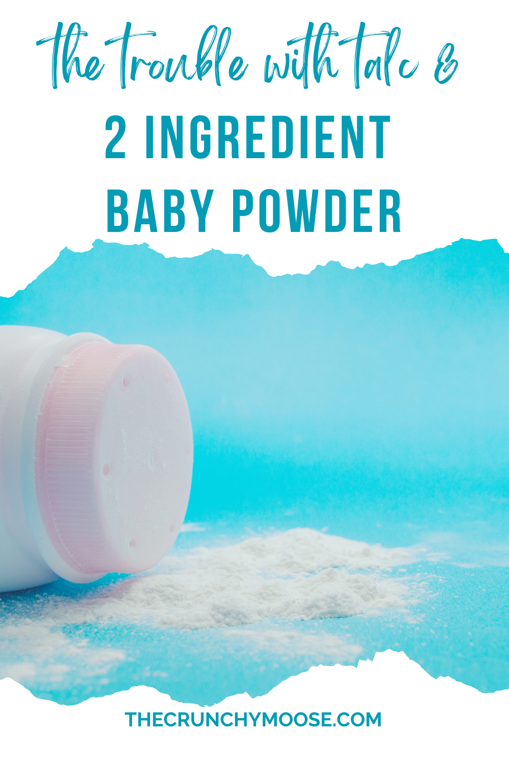 talc free baby powder recipe