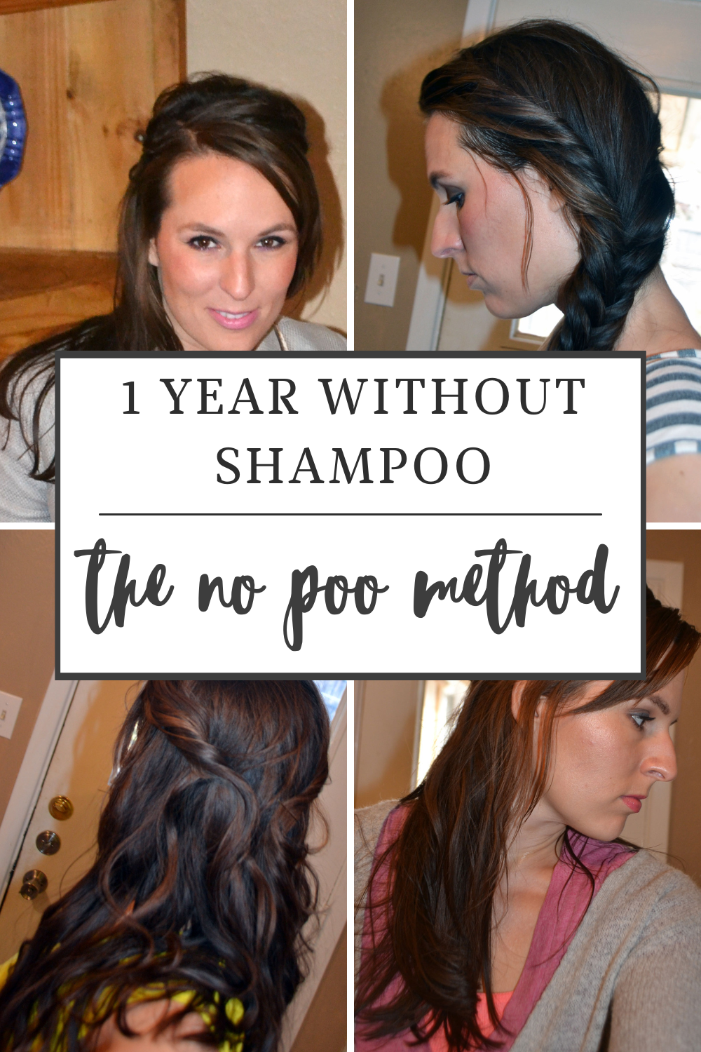 1 year without shampoo with the no poo method