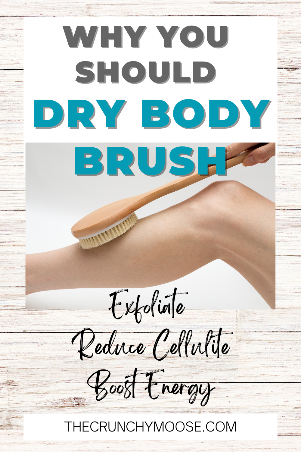 dry body brush to get rid of cellulite