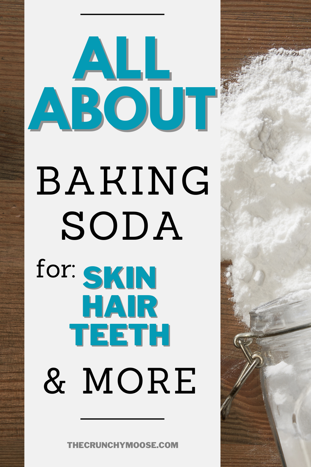 how to use baking soda for hair, skin, and teeth