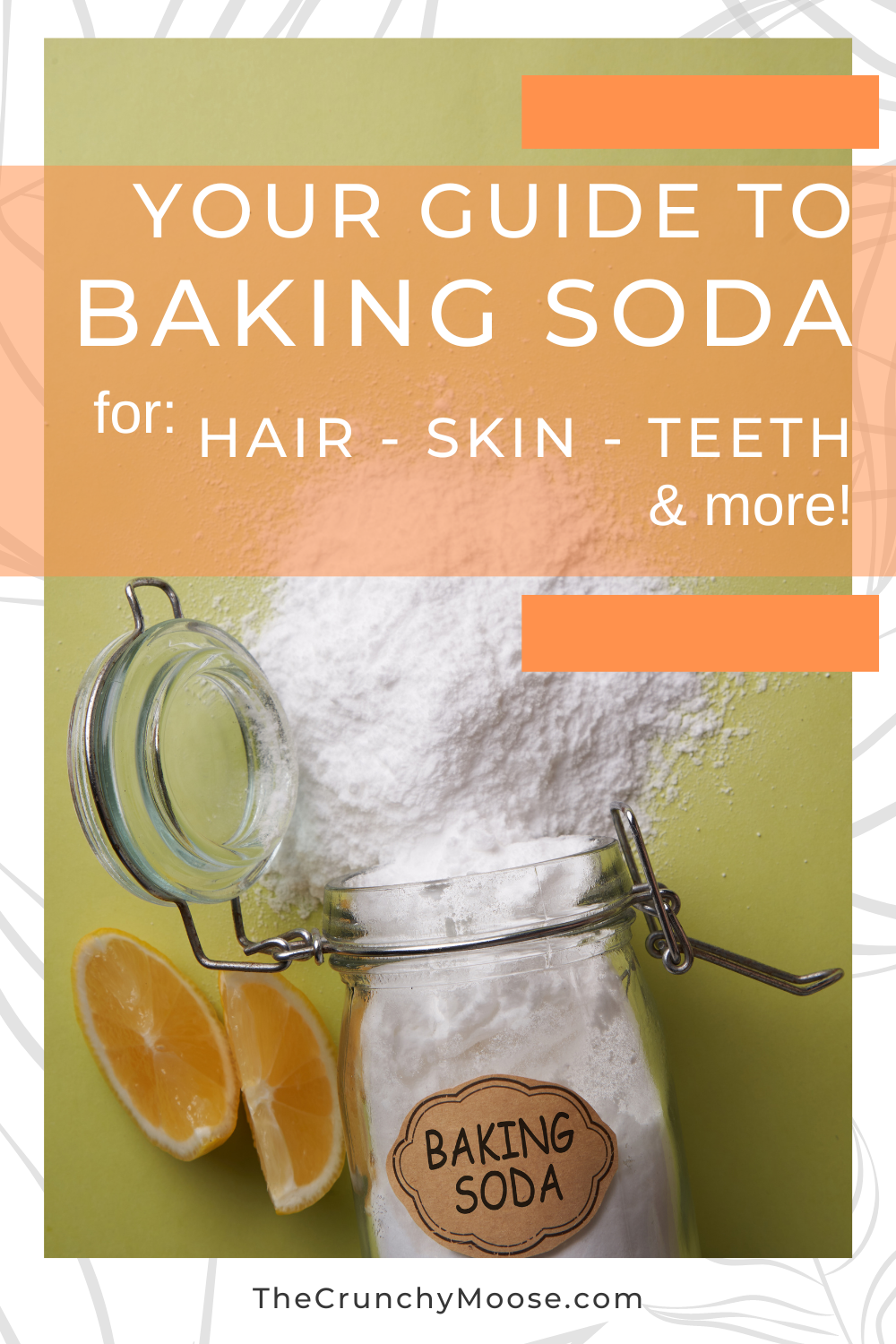 how to use baking soda for hair, skin, and teeth