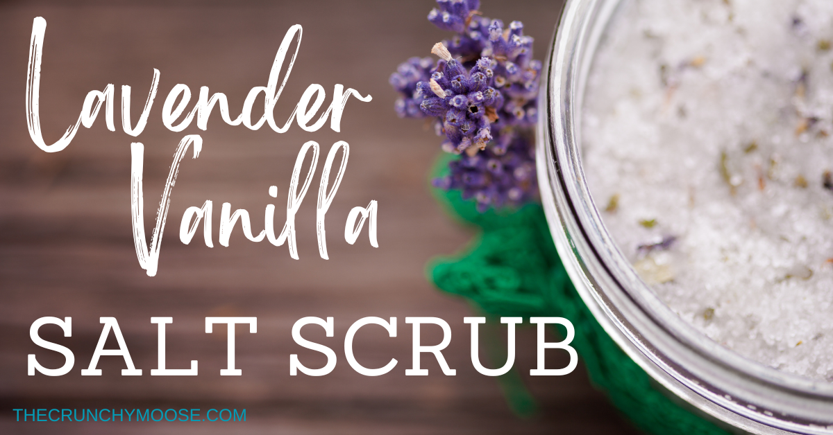 DIY Lavender Vanilla Salt Scrub