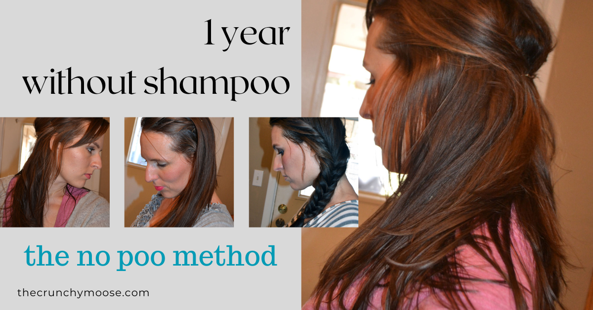 1 year without shampoo for the no poo method