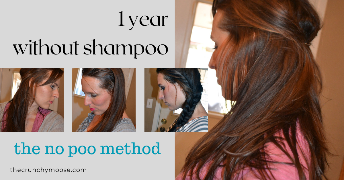 1 year without shampoo with the no poo method