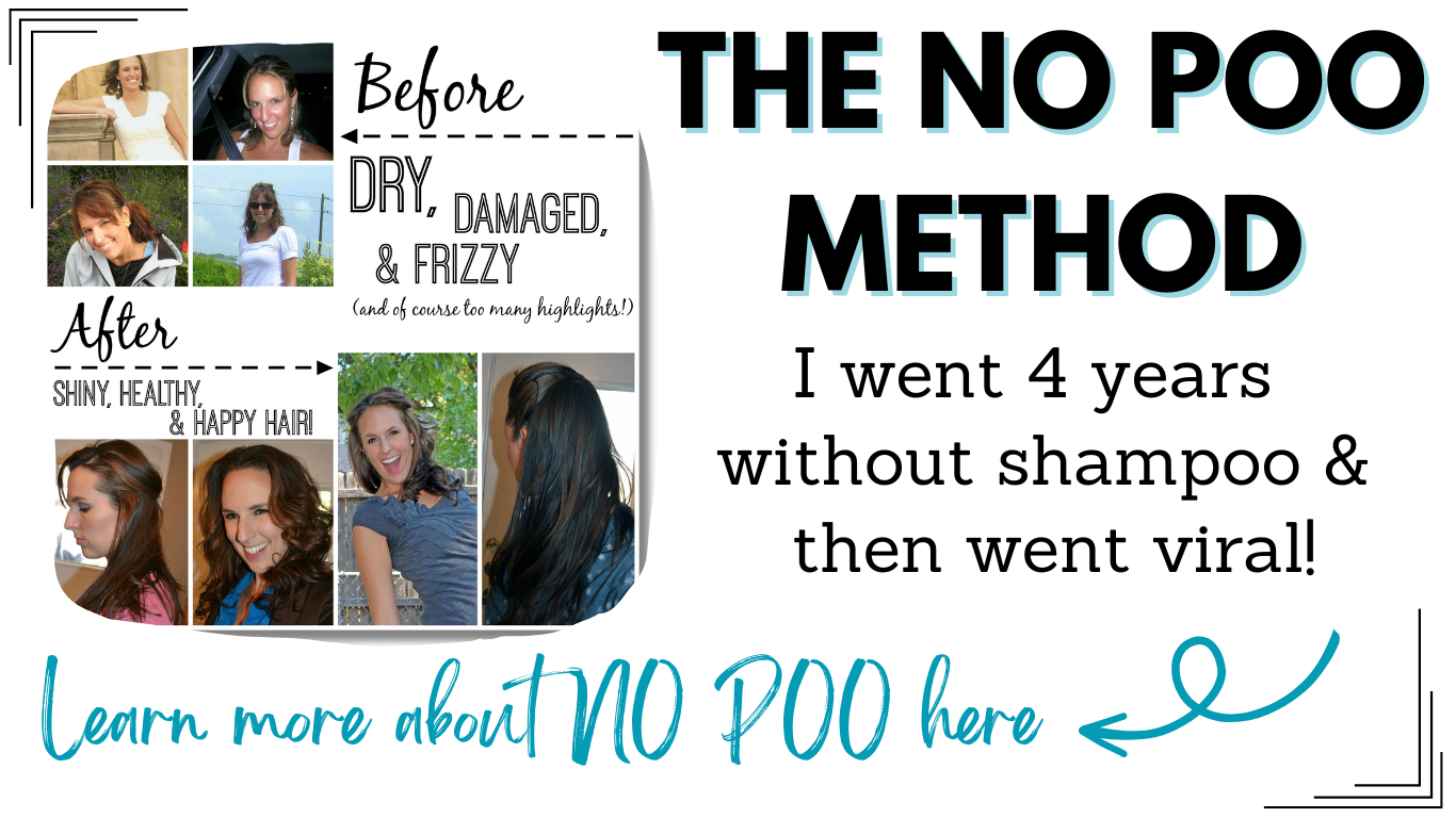 the no poo method natural hair care before and after pictures